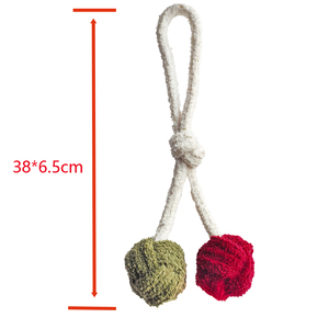 Nieuwe Duurzame Bal Hond Interactieve Kauwspeelgoed Met Katoenen Touw - Product Image 2