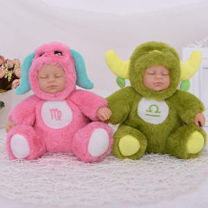 Bambole <span class=keywords><strong>di</strong></span> peluche morbide <span class=keywords><strong>di</strong></span> alta qualità adorabili 12 bambole zodiacali Comfort giocattoli per bambini per bambini - Product Image 2