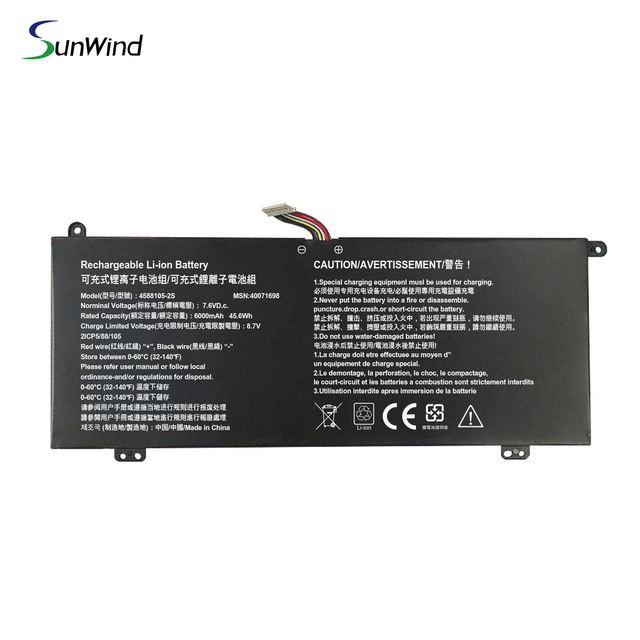 Factory Direct Tablet PC High Quality Replacement Battery for Dynabook Satellite Pro C50-H-112 4588105-2S 7.6V 6000mAh