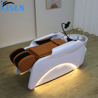 Lit de lavage de cheveux japonais pour spa capillaire, lit de thérapie capillaire, mobilier de salon, lit de lavage de cheveux thaïlandais