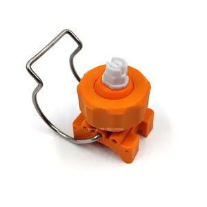 YS 19966 Adjustable Clamp Nozzle with KY Flat Fan Nozzle, Vacuum Chamber or Spray Booth Nozzle