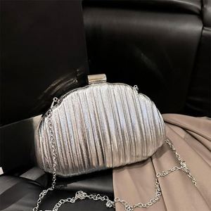 Sac à main de soirée pour femme de haute qualité avec fermoir fantaisie, sac à bandoulière rectangulaire de luxe personnalisé avec chaîne - Product Image 3
