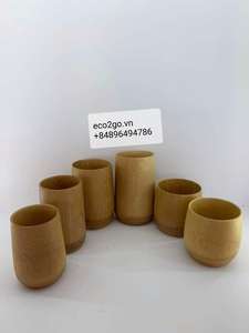 Tasse à café en fibre de bambou écologique de haute qualité au Vietnam/hauteur 12cm et 8cm ou hauteur personnalisée - Product Image 5