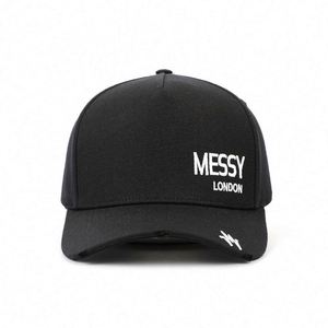 Best Selling Products 5 Panel Adult Men Structured 100 % Cotton Black Distressed 3D Embroidered Baseball <b>Hat</b> - Product Image 2