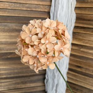 Oferta Especial: Flor Artificial de Hortensia Blanca y Rosa, Cabeza Individual de Seda, para Decoraciones de Bodas, Día de la Madre, Navidad y Año Nuevo - Product Image 6