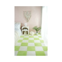 Tapis de jeu en mousse DIY, double face, pour enfants, mosaïque, à poils moyens, antidérapant, en PET, pour chambre, maison, prière, golf