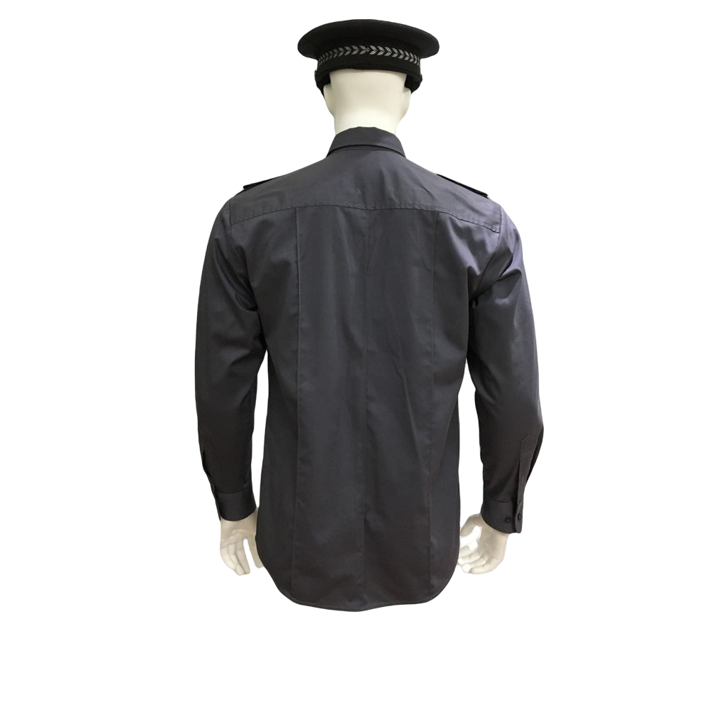 Uniforme de securite Uniforme de seguridad black blue grey Guard Law Enforcement duty patrol long sleeve Security Guard Uniform