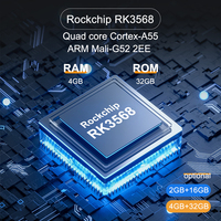 Nouvelle Box TV Intelligente 4K Android 11 Quad Core ARM Cortex-A55 GPU Mali-G52 Ethernet 1000 Mbps WiFi6 Double Bande 2 Go 16 Go ROM HDCP 2.2