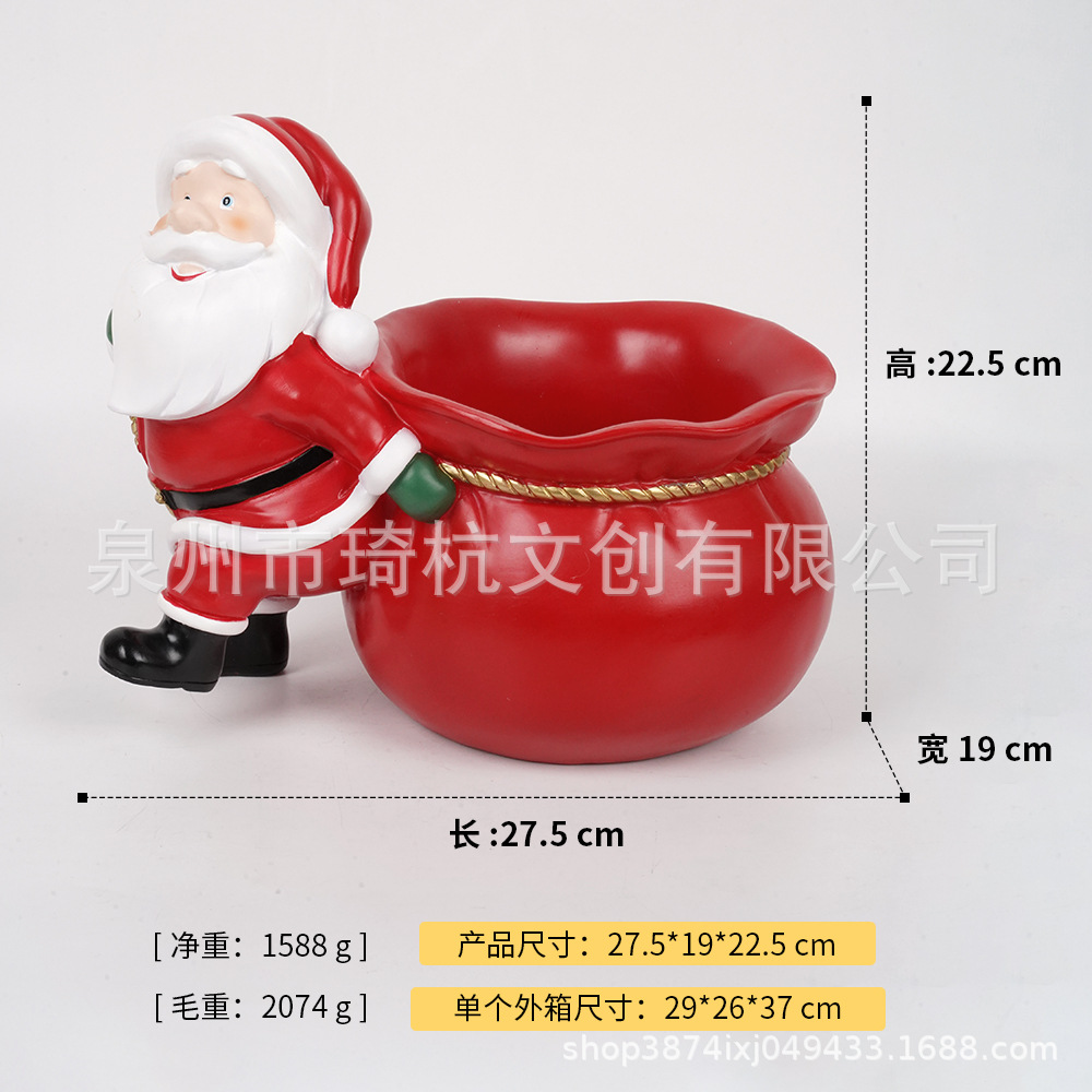 Père Noël avec un sac d'argent - Zuo Hong