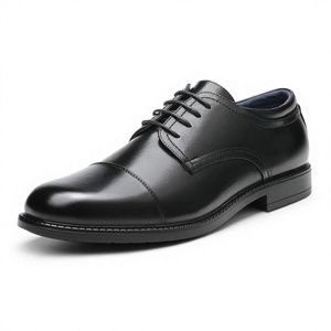 Bruno Marc Chaussures habillées à lacets pour homme, style Brogues Derby, confortables, tige en PU uni, semelle extérieure en caoutchouc, printemps-été, taille 11, noir - Product Image 2