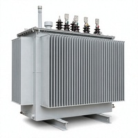 Transformateur de distribution immergé dans l'huile S11 à trois enroulements, 2000 kVA, entrée 10 kV, sortie 0,4 kV
