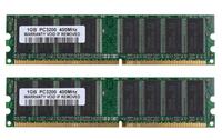 Memoria de ordenador DDR1, 1GB, 266MHZ