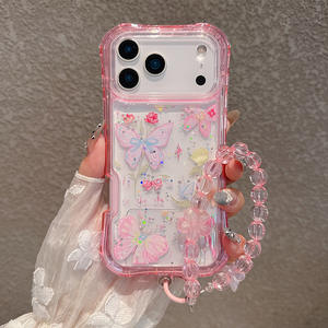 Funda 360 para iPhone 17 16 15 Pro Max, Carcasa Protectora <span class=keywords><strong>de</strong></span> Cobertura Total 3 en 1 con Brillantina, Accesorios para <span class=keywords><strong>Teléfono</strong></span> Móvil - Product Image 2