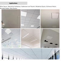 Panel de techo de aluminio 300*1200 para almacén, resistente, antioxidante, fácil mantenimiento, centro comercial, sala de hospital y techos de taller