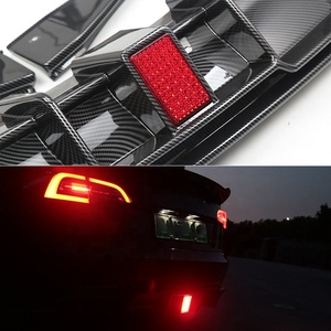 Difusor de parachoques trasero de coche estilo fibra de carbono alerón trasero de labio Posterior para Tesla <span class=keywords><strong>Model</strong></span> <span class=keywords><strong>3</strong></span> - Product Image 5
