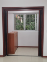 Pintu Lipat Geser Polikarbonat Modern Tahan Air Mudah Dibersihkan untuk Dapur, Gudang, Lorong Dalam Ruangan & Kantor Rumah