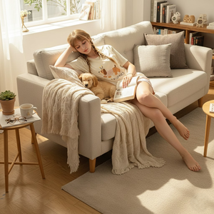 Pyjama en fibre régénérée EcoCosy pour femmes, ensemble de vêtements de détente respectueux de la peau à l'acide hyaluronique avec soutien-gorge intégré, vêtements de nuit 3 pièces - Product Image 1