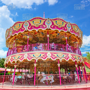 Bán chạy nhất xoay <span class=keywords><strong>Carousel</strong></span> nhà sản xuất trẻ em ngoài trời hai tầng <span class=keywords><strong>Carousel</strong></span> đi xe - Product Image 2