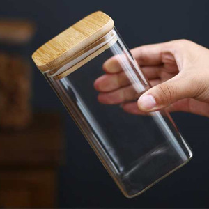 Doppelwandiges Milchglas Kosmetik glas Glasbehälter Aufbewahrung sglas Küchen glas Haushalts gegenstände für Lebensmittel behälter - Product Image 3
