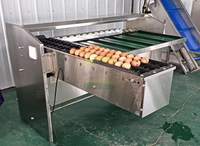 Trieuse automatique de poids d'œufs pour usage agricole, 5 niveaux de classification, 5400 œufs/heure, équipement de calibrage des œufs de volaille en acier inoxydable