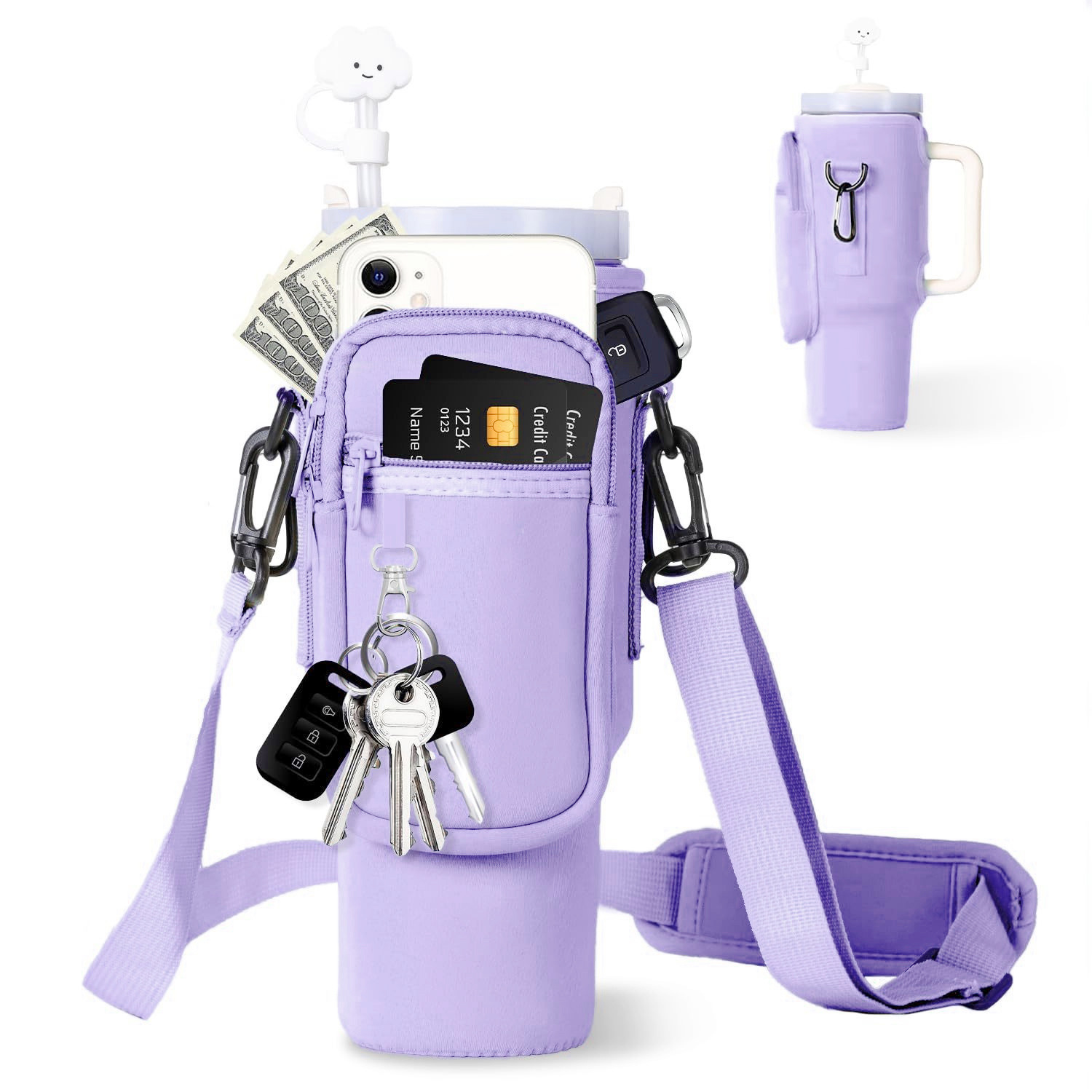 Violet (avec porte-clés et mousqueton)