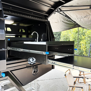 Auvent et plateau en aluminium élégant, moderne et durable avec finition thermolaquée pour le <span class=keywords><strong>rangement</strong></span> d'outils de <span class=keywords><strong>voiture</strong></span> en extérieur - Product Image 5