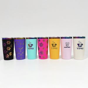 Custom Logo20oz Vacuum <b>Insulated</b> Holographic Colorful rainbow Plated Car Tumbler for Sunflower Laser Engraving - Product Image 3