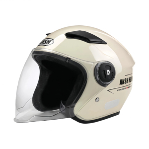 Novedad Casco <span class=keywords><strong>de</strong></span> Motocicleta Abierto 3/4 <span class=keywords><strong>de</strong></span> ABS con Certificación DOT, Doble Visor Modular para Adultos, Fabricado por Marca <span class=keywords><strong>de</strong></span> Primera Línea - Product Image 2