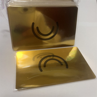 Tarjeta de Acceso NFC Metálica Premium de 13.56 MHz, Resistente al Agua, con Chip NTAG424 DNA para Sistemas de Identificación Ejecutiva Profesional
