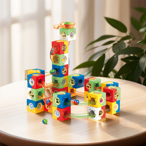 New 196pcs Juguetes Stem <b>Toys</b> Colorful Pipe Ball Bearings Blocks <b>Cube</b> Building Blocks for Children Toddlers - Product Image 4