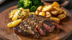 Sauce au poivre noir O'Food 240g, pot en verre premium, glaçage poivré authentique pour bœuf grillé, côtelette de porc, export en gros B2B - Product Image 5