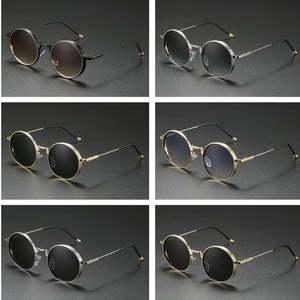 Gafas de Sol Redondas de Metal Estilo Steampunk Vintage 2025 con Logotipo Personalizado para Hombre y Mujer, Protección UV400 - Product Image 5
