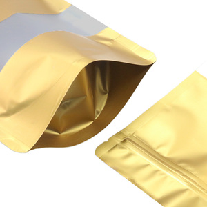 Túi Khóa Kéo Có Thể Đóng Lại Thiết Kế Màu Tùy Chỉnh Túi Đứng Túi Đựng Thực Phẩm Túi Nhựa Mylar Lá Nhôm Sinh Thái Có Cửa Sổ Trong Suốt - Product Image 4