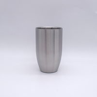 Mug à vin isotherme classique en acier inoxydable 304 de 12 oz, forme œuf, double paroi sous vide, avec couvercle, portable, 6-12 heures