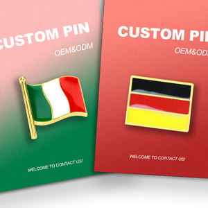 Tùy Chỉnh Truyền Thống Kim Loại Men Cờ Pins Của Nhà Sản Xuất Mềm Từ Hat Cap Huy Hiệu Trâm Máy Bay Thủ Công Kim Loại Thủ Công Mỹ Nghệ - Product Image 2