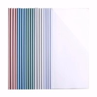 Classeur à clip transparent A4 motif goutte d'eau, dossier épais pour CV, classeur de documents étudiant, classeur à tirette couleur Morandi
