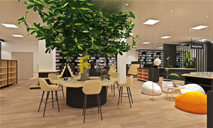 Arredamento Interno per Biblioteca, Scaffale in <span class=keywords><strong>Metallo</strong></span> e Acciaio, Tavolo, Mobili in Legno per Biblioteca, Design Personalizzato - Product Image 5