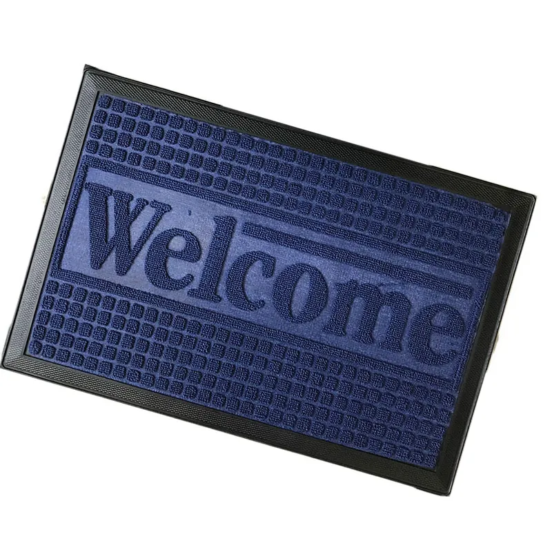 Custom welcome sublimation front bathroom door mats for home entrance