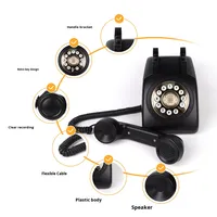 Téléphone antique Callany 8019 avec mémoire 8 Go pour messagerie vocale - Écoutez les messages ensemble