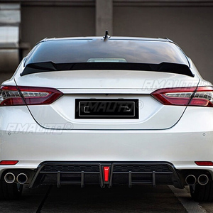 YOFER Style Rear Trunk Lid Spoiler Wing for Toyota Camry SE XSE Sport Model 2018-2023 Glossy Black Tailgate <b>Splitter</b> Trim Kit - Product Image 4