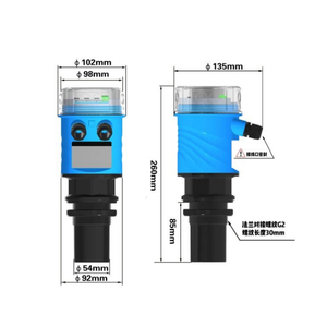 เครื่องวัดระดับอัลตราโซนิกความแม่นยำสูง IP67 0-20 ม. พร้อมจอ LCD สำหรับถังน้ำ น้ำมัน และสารเคมี - Product Image 2