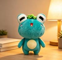 Jouet en peluche grenouille personnalisé, mignon et doux, cadeau idéal pour les événements festifs, fabrication sur mesure