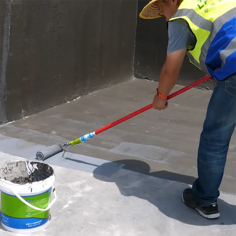콘크리트 지붕 방수 바닥 페인트 코팅 액체를 위한 지붕 물자 중합체 합성 시멘트 근거한 물 가공 코팅
