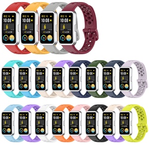 Bracelets de rechange en silicone respirants pour montres connectées Huawei Band 10/9/8, vente en gros - Product Image 6