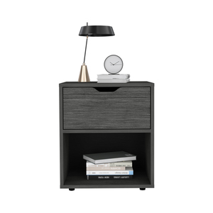 Nightstand Altheimer Light Gray Bedroom Storage <b>Drawer</b> Unit - Product Image 5