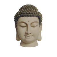 Tête de Bouddha en céramique chinoise écologique, brûleur d'encens religieux, diffuseur d'huiles essentielles, porte-bougie, méditation