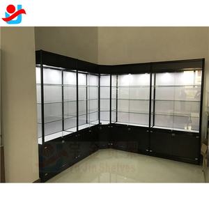 Cabinet de vitrine de vente au détail avec vitrines de magasin de fumée de couleur personnalisée en verre - Product Image 5