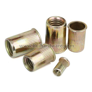 Tuerca Remachable de Acero Roscada UNC de 5/32, 1/4, 5/16, 3/8, 1/2 Pulgadas con Cabeza Plana y Recubrimiento de Zinc - Product Image 4