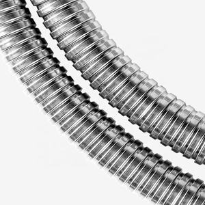 Tuyau de <span class=keywords><strong>douche</strong></span> <span class=keywords><strong>flexible</strong></span> en acier inoxydable de bonne qualité, <span class=keywords><strong>anti</strong></span>-<span class=keywords><strong>torsion</strong></span> de 1.5m, raccord de salle de bain, PVC, tuyau de <span class=keywords><strong>douche</strong></span> dense, tuyau de raccordement en laiton G1/2 - Product Image 4