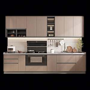 Juego de Muebles de Cocina Santopova con Estufa Integrada y Protector de Azulejos - Product Image 5